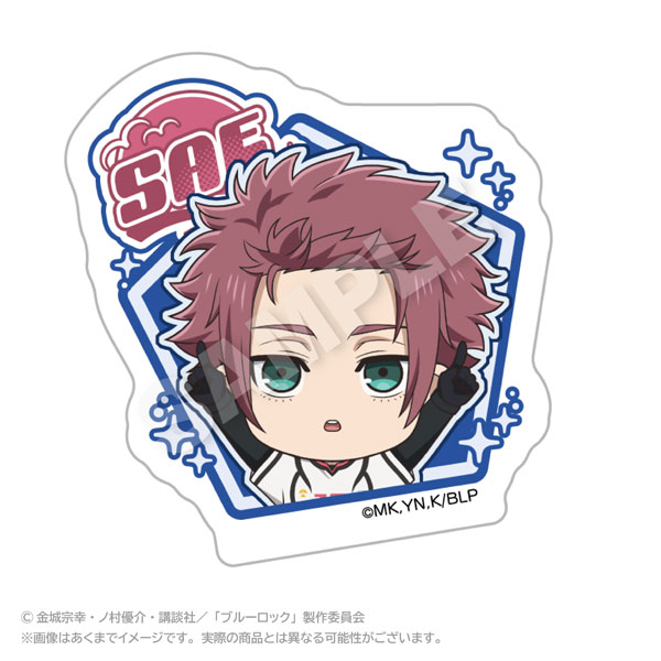 Stella Notes TV Anime "Bluelock" Point Name Badge Sae Itoshi imagen 1