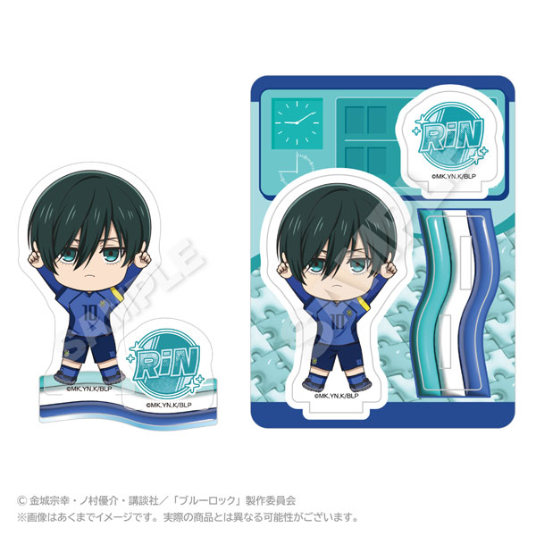 Stella Notes TV Anime "Bluelock" Point Acrylic Mascot Rin Itoshi
