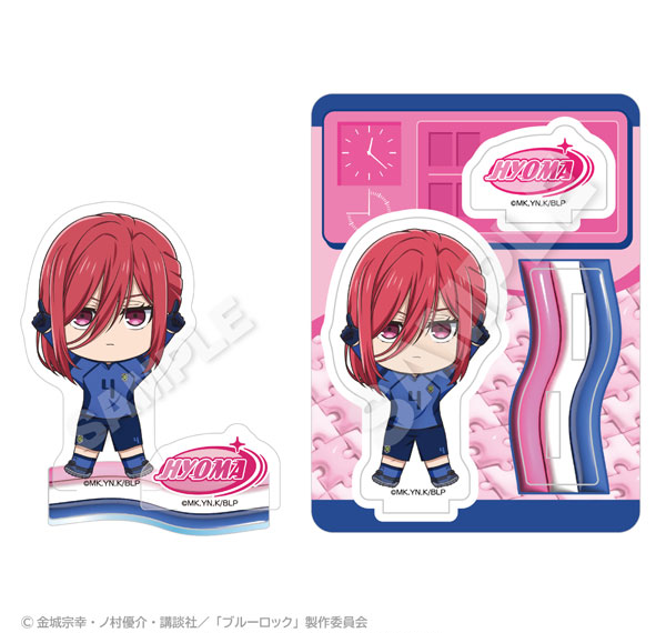 Stella Notes TV Anime "Bluelock" Point Acrylic Mascot Hyouma Chigiri รูปภาพ 1