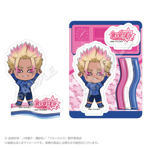 Stella Notes TV Anime "Bluelock" Point Acrylic Mascot Ryusei Shidou hình ảnh 1