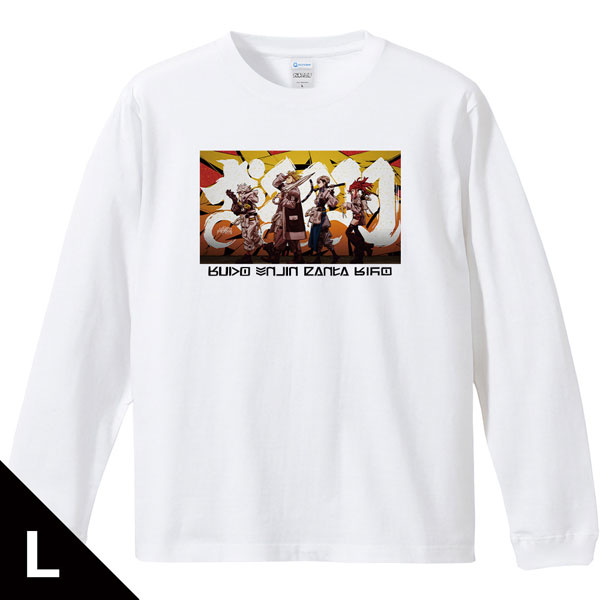 Azu Maker Gachiakuta Ribbed Long Sleeve T-shirt Rudo & Enjin & Zanka & Riyo L Size