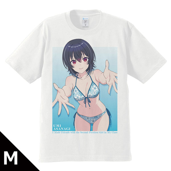 Azu Maker I Became Friends with the Second Cutest Girl in My Class T-shirt Umi Asanagi Swimsuit ver. M Size