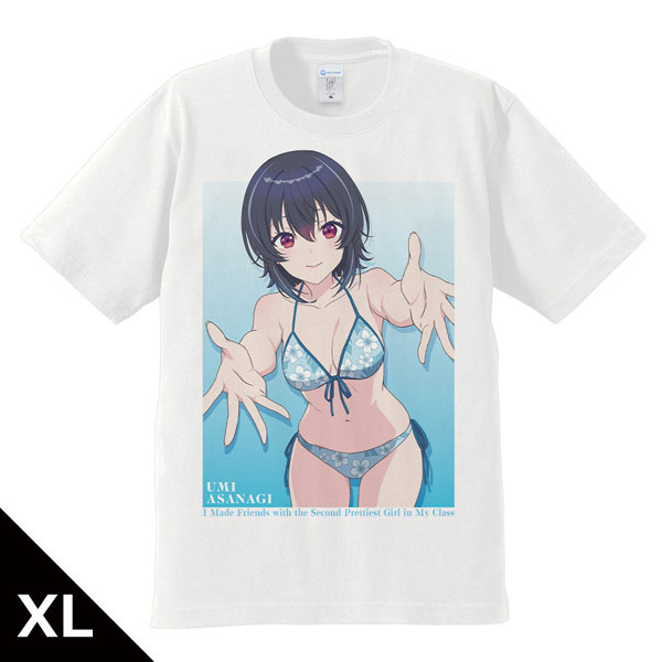 Azu Maker I Became Friends with the Second Cutest Girl in My Class T-shirt Umi Asanagi Swimsuit ver. XL Size รูปภาพ 1
