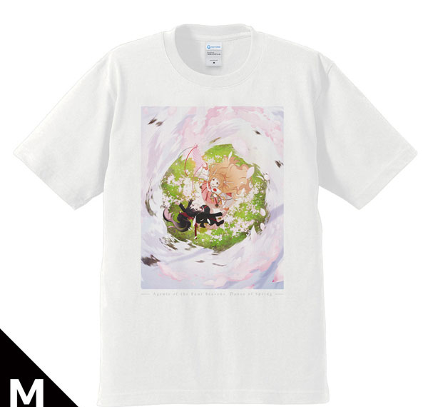 Azu Maker TV Anime "Agents of the Four Seasons Dance of Spring" T-shirt Spring Visual ver. M Size รูปภาพ 1