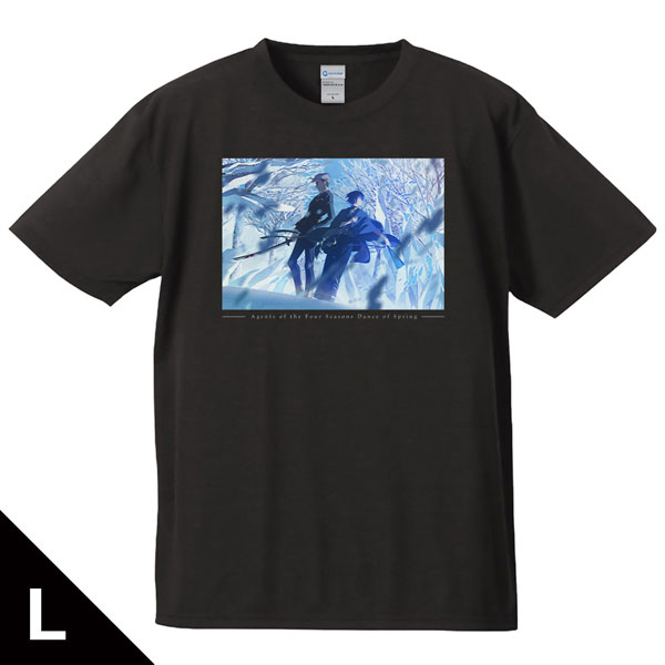 Azu Maker TV Anime "Agents of the Four Seasons Dance of Spring" T-shirt Winter Visual ver. L Size