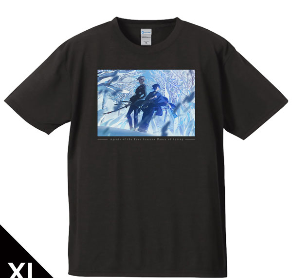 Azu Maker TV Anime "Agents of the Four Seasons Dance of Spring" T-shirt Winter Visual ver. XL Size Bild 1