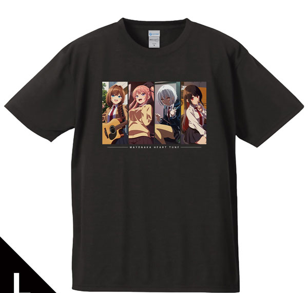 Azu Maker Mayonaka Heart Tune T-shirt Rikka & Nene & Iko & Shinobu L Size รูปภาพ 1