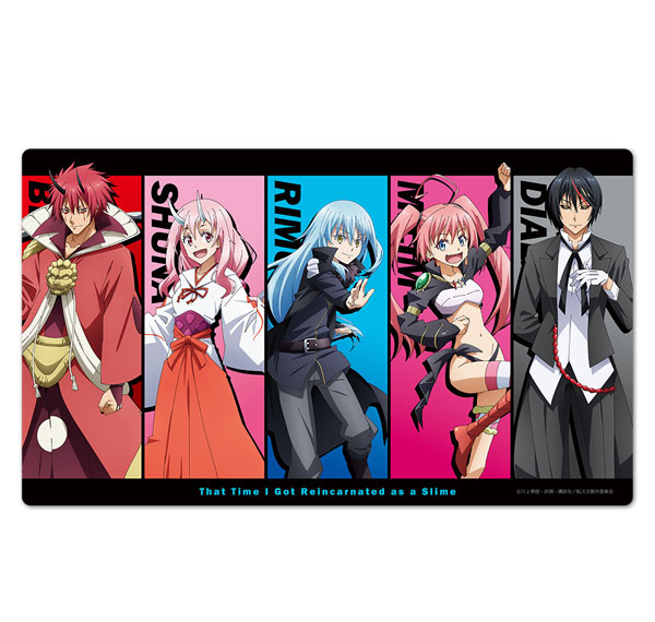 Azu Maker That Time I Got Reincarnated as a Slime Character Rubber Mat Benimaru & Shuna & Rimuru & Milim & Diablo รูปภาพ 1