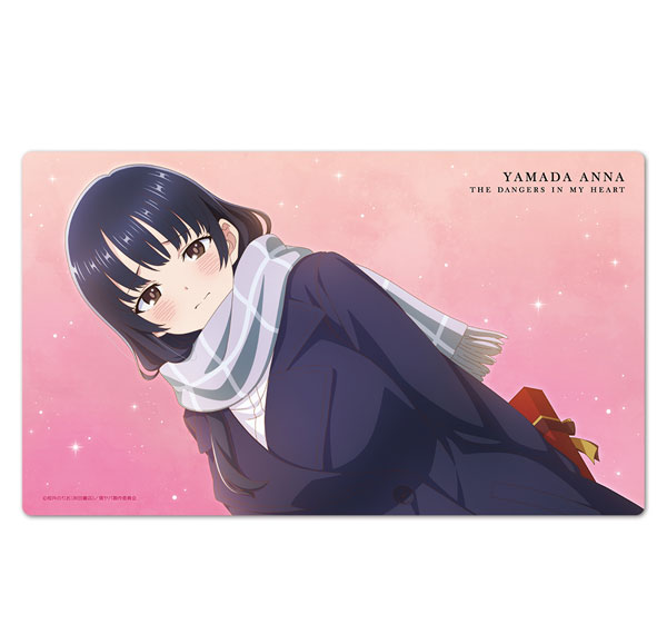 Azu Maker Boku no Kokoro no Yabai Yatsu Character Rubber Mat Anna Yamada Scarf ver. รูปภาพ 1