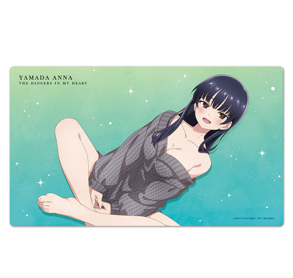 Azu Maker Boku no Kokoro no Yabai Yatsu Character Rubber Mat Anna Yamada Sweater ver. รูปภาพ 1