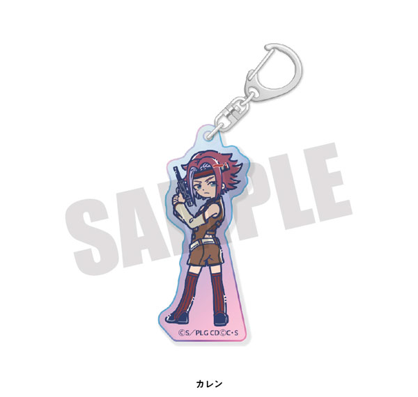 Playful Mind Company Code Geass: Lelouch of the Rebellion Retro Pop Aurora Acrylic Keychain Kallen รูปภาพ 1