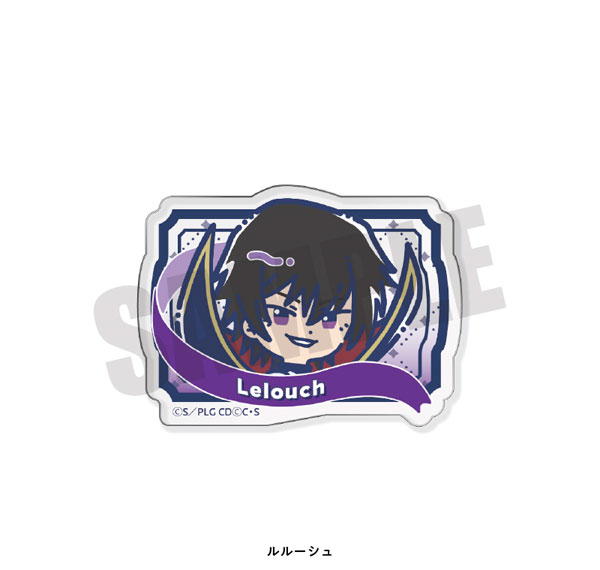 Playful Mind Company Code Geass: Lelouch of the Rebellion Retro Pop Acrylic Clip Lelouch รูปภาพ 1