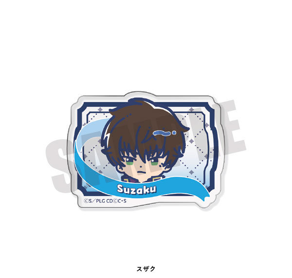 Playful Mind Company Code Geass: Lelouch of the Rebellion Retro Pop Acrylic Clip Suzaku รูปภาพ 1
