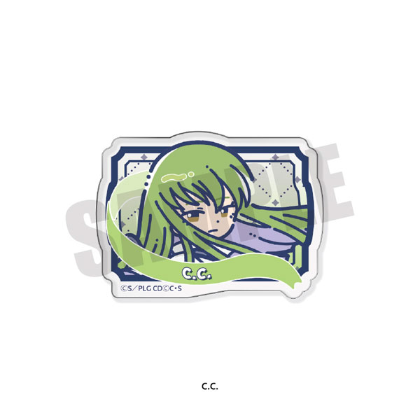 Playful Mind Company Code Geass: Lelouch of the Rebellion Retro Pop Acrylic Clip C.C. รูปภาพ 1