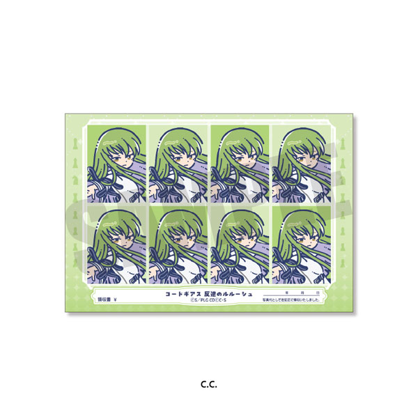 Playful Mind Company Code Geass: Lelouch of the Rebellion Retro Pop ID Photo Style Sticker C.C. รูปภาพ 1