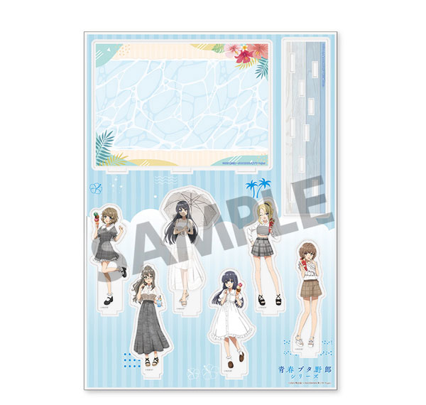 Hobby Stock Seishun Buta Yarou Series New Illustration Acrylic Stand w/Background Vacation ver. Bild 1