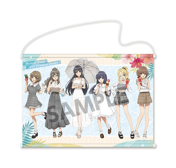 Hobby Stock Seishun Buta Yarou Series New Illustration B2 Wall Scroll Vacation ver. Bild 1
