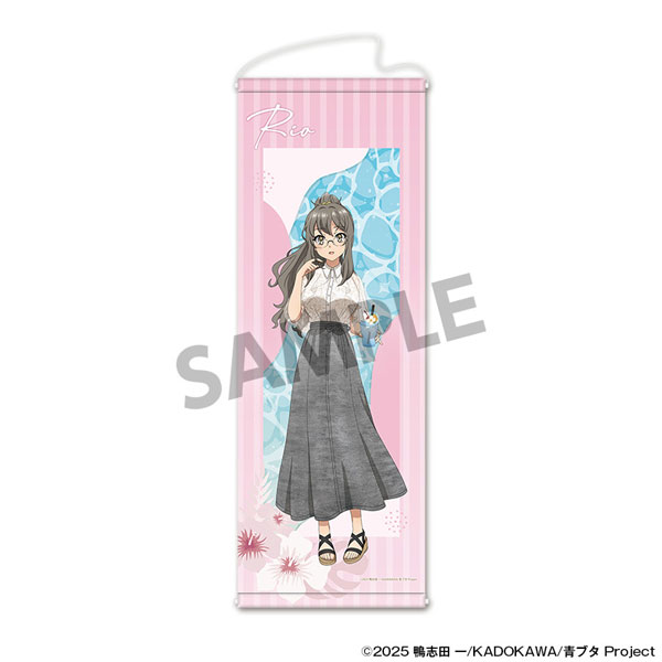 Hobby Stock Seishun Buta Yarou Series New Illustration Slim Wall Scroll Rio Futaba Vacation ver.