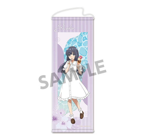 Hobby Stock Seishun Buta Yarou Series New Illustration Slim Wall Scroll Shoko Makinohara Vacation ver. Bild 1