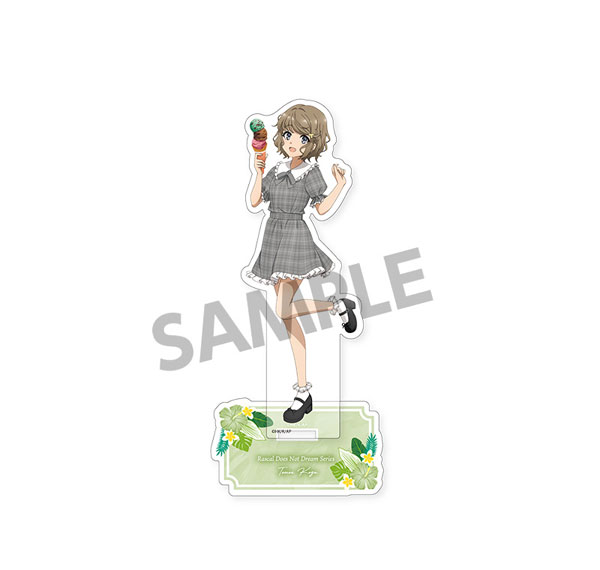 Hobby Stock Seishun Buta Yarou Series New Illustration Acrylic Stand Tomoe Koga Vacation ver. รูปภาพ 1