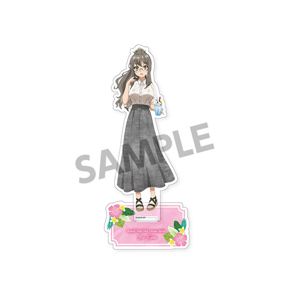 Hobby Stock Seishun Buta Yarou Series New Illustration Acrylic Stand Rio Futaba Vacation ver. รูปภาพ 1