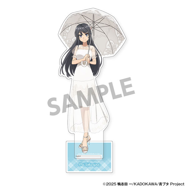 Hobby Stock Seishun Buta Yarou Series New Illustration BIG Acrylic Stand Mai Sakurajima Vacation ver.