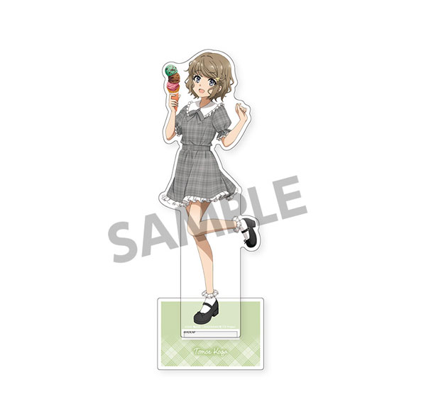 Hobby Stock Seishun Buta Yarou Series New Illustration BIG Acrylic Stand Tomoe Koga Vacation ver. รูปภาพ 1