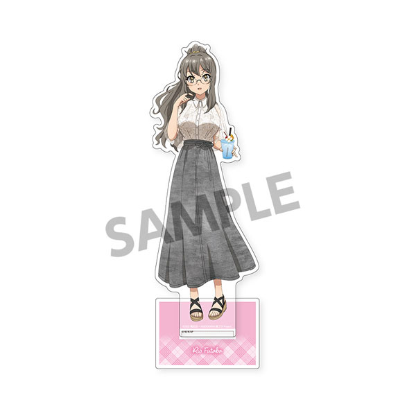 Hobby Stock Seishun Buta Yarou Series New Illustration BIG Acrylic Stand Rio Futaba Vacation ver. รูปภาพ 1