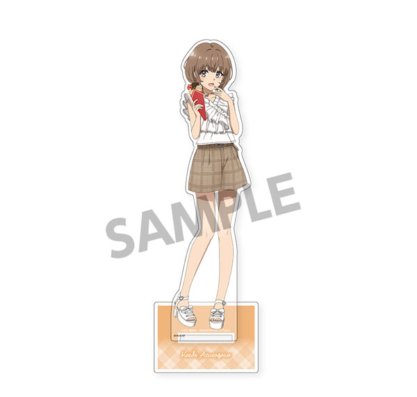 Hobby Stock Seishun Buta Yarou Series New Illustration BIG Acrylic Stand Kaede Azusagawa Vacation ver. รูปภาพ 1
