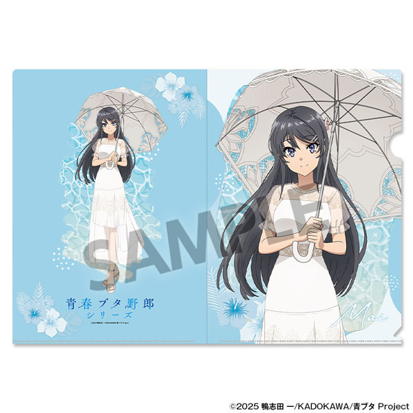 Hobby Stock Seishun Buta Yarou Series New Illustration Clear File Mai Sakurajima Vacation ver. Bild 1