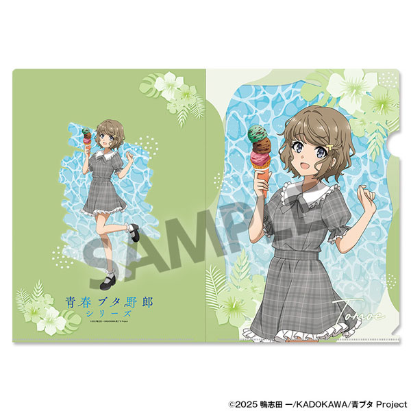 Hobby Stock Seishun Buta Yarou Series New Illustration Clear File Tomoe Koga Vacation ver. gambar 1