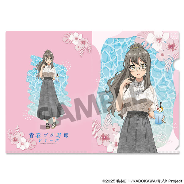 Hobby Stock Seishun Buta Yarou Series New Illustration Clear File Rio Futaba Vacation ver. imagen 1