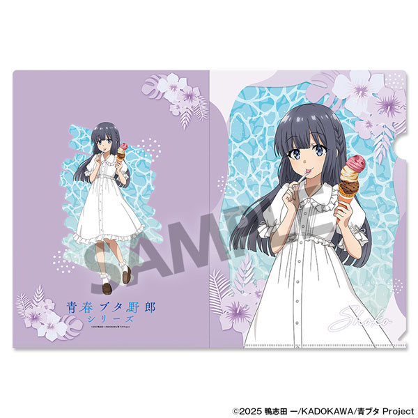 Hobby Stock Seishun Buta Yarou Series New Illustration Clear File Shoko Makinohara Vacation ver. 图片 1