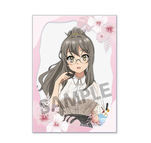 Hobby Stock Seishun Buta Yarou Series New Illustration Acrylic Card Rio Futaba Vacation ver. รูปภาพ 1