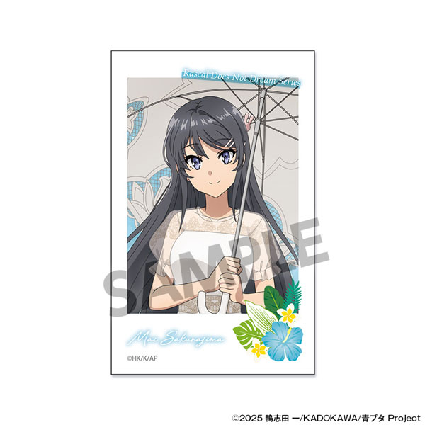Hobby Stock Seishun Buta Yarou Series New Illustration Instant Photo Style Sticker Mai Sakurajima Vacation ver. Bild 1