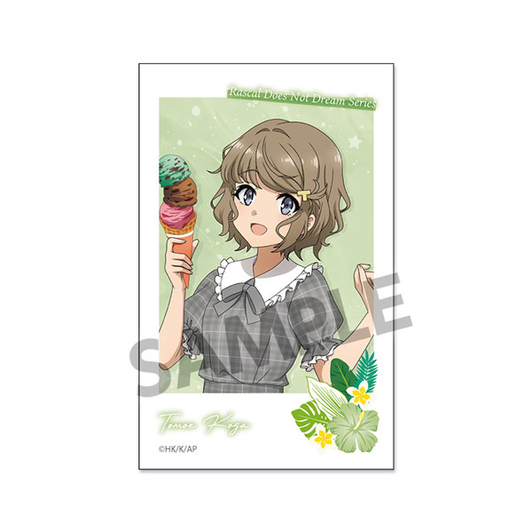 Hobby Stock Seishun Buta Yarou Series New Illustration Instant Photo Style Sticker Tomoe Koga Vacation ver. รูปภาพ 1