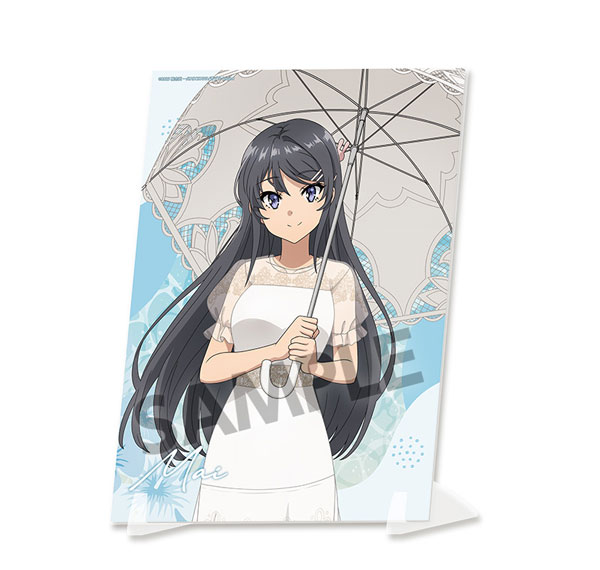 Hobby Stock Seishun Buta Yarou Series New Illustration Visual Acrylic Plate Mai Sakurajima Vacation ver. Bild 1