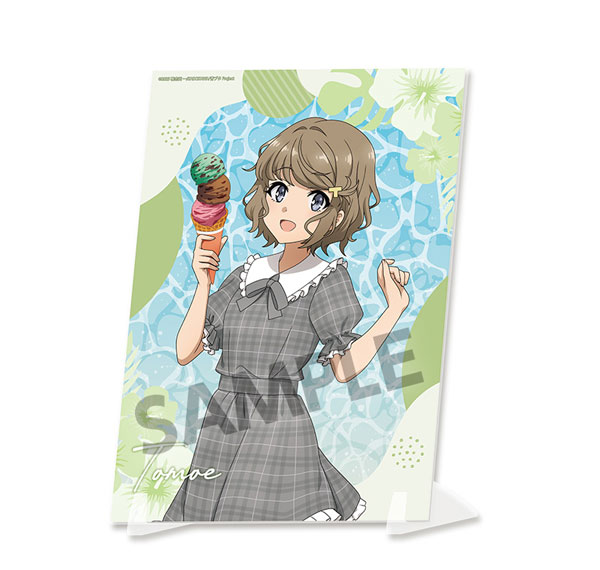 Hobby Stock Seishun Buta Yarou Series New Illustration Visual Acrylic Plate Tomoe Koga Vacation ver. รูปภาพ 1