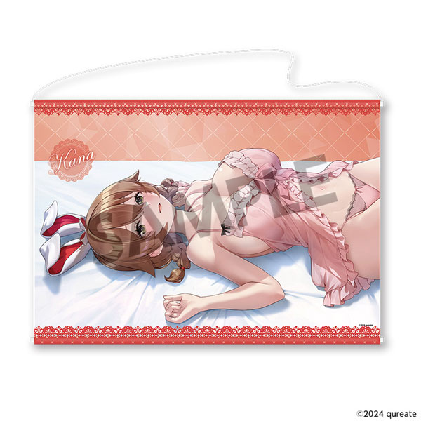 Hobby Stock Bunny Garden New Illustration B2 Wall Scroll Kana Sleeping Together A ver.