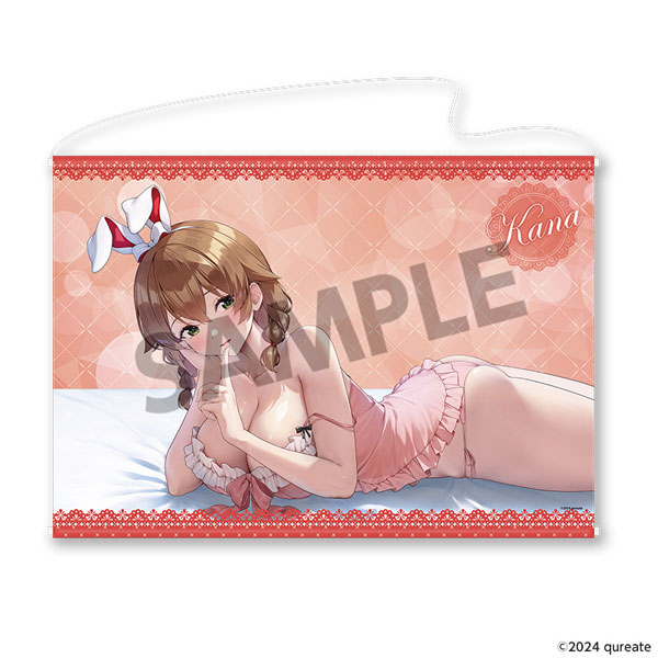 Hobby Stock Bunny Garden New Illustration B2 Wall Scroll Kana Sleeping Together B ver.