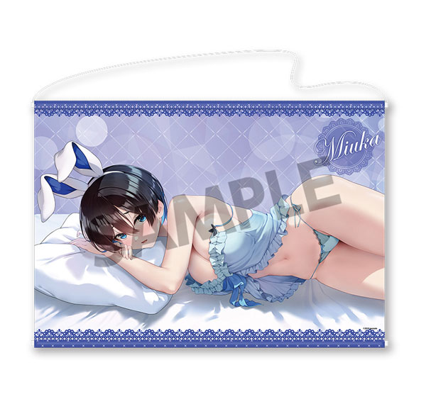 Hobby Stock Bunny Garden New Illustration B2 Wall Scroll Miuka Sleeping Together B ver. Bild 1