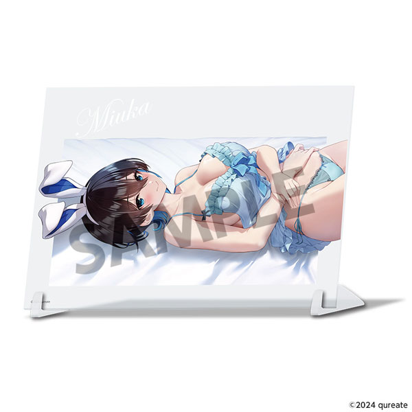 Hobby Stock Bunny Garden New Illustration Visual Acrylic Plate Miuka Sleeping Together A ver.