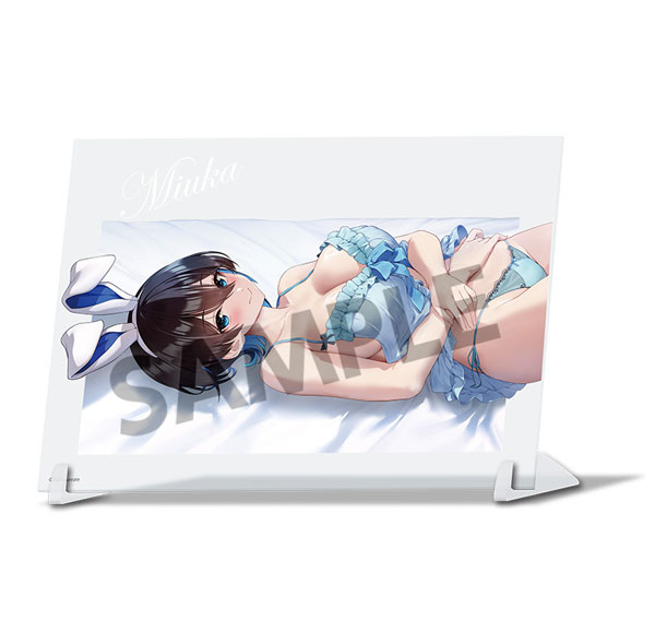 Hobby Stock Bunny Garden New Illustration Visual Acrylic Plate Miuka Sleeping Together A ver. รูปภาพ 1