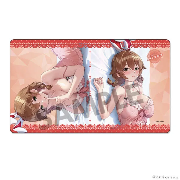 Hobby Stock Bunny Garden New Illustration Rubber Mat Kana Sleeping Together ver. Bild 1