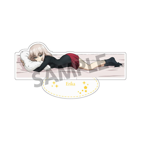 Hobby Stock Girls und Panzer das Finale Acrylic Stand Erika Itsumi Sleeping Together A ver.