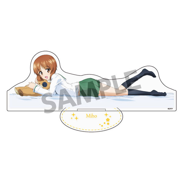 Hobby Stock Girls und Panzer das Finale BIG Acrylic Stand Miho Nishizumi Sleeping Together A ver. 图片 1