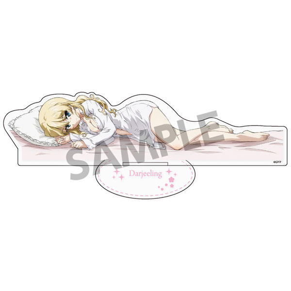 Hobby Stock Girls und Panzer das Finale BIG Acrylic Stand Darjeeling Sleeping Together B ver.