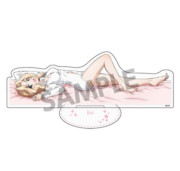 Hobby Stock Girls und Panzer das Finale BIG Acrylic Stand Kei Sleeping Together B ver. Bild 1