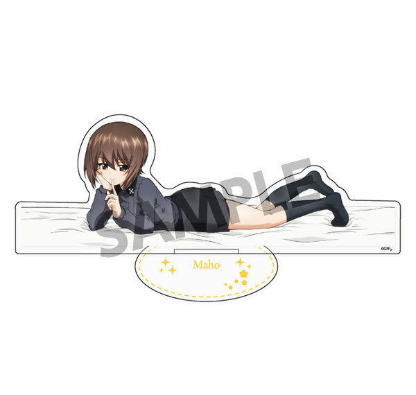 Hobby Stock Girls und Panzer das Finale BIG Acrylic Stand Maho Nishizumi Sleeping Together A ver. Bild 1