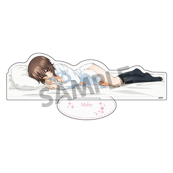 Hobby Stock Girls und Panzer das Finale BIG Acrylic Stand Maho Nishizumi Sleeping Together B ver. 图片 1